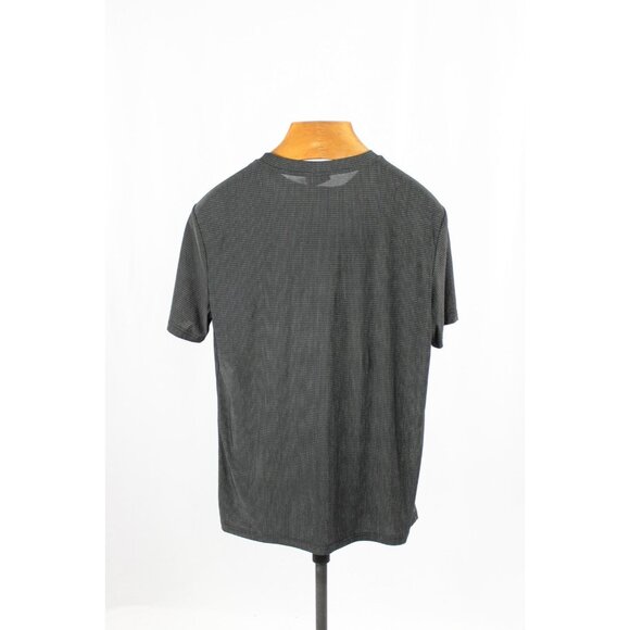 ARC'TERYX Rho Black Grey Check Jersey Short Sleeve Crew Neck T-Shirt, Size L - Picture 2 of 9